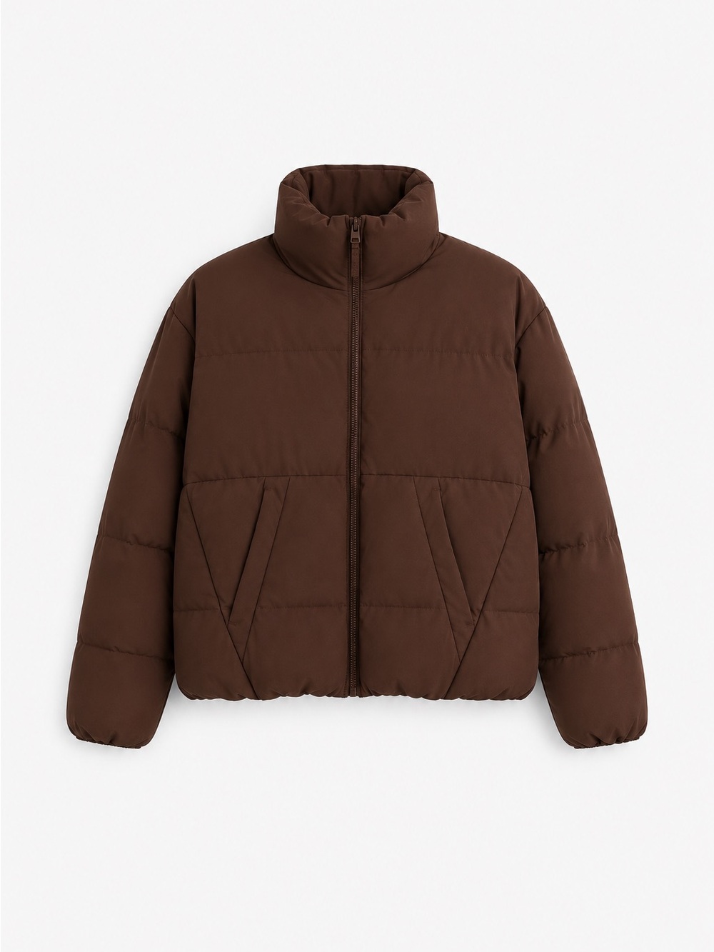 FB Sister Cropped Puffer Jacket | Women’s XL | Brown